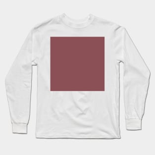 Solid Berry Long Sleeve T-Shirt